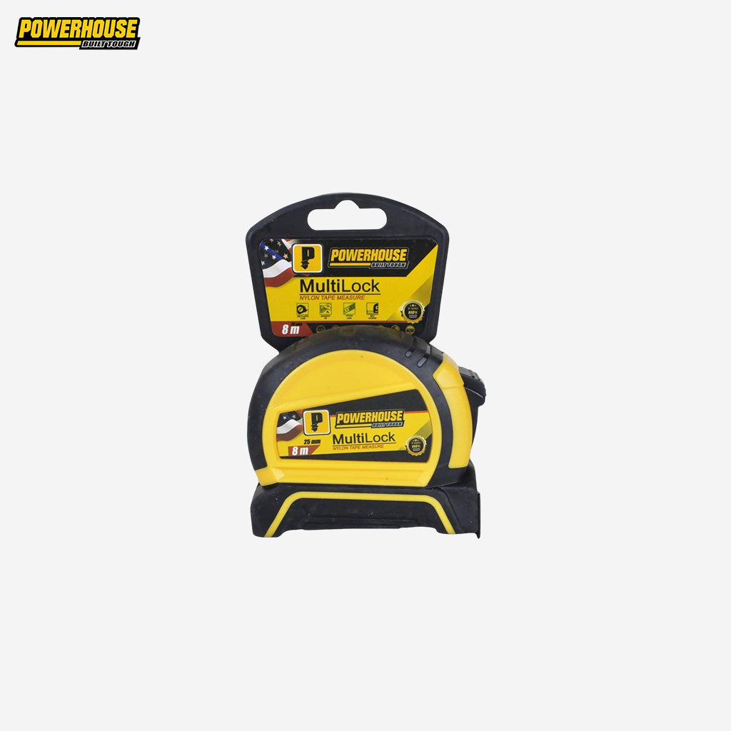 Powerhouse Steel MULTI-LOCK Measuring Tape Meter Metro Measure 3M | 5M ...
