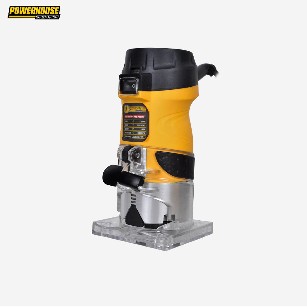 Powerhouse Palm Router with Quick Lock 6mm 500W PHB-PRGM6