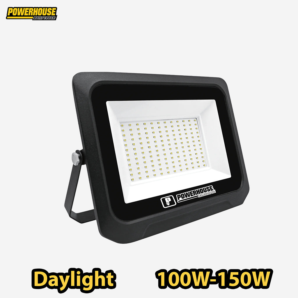 Powerhouse 100W to 150W Electric LED DOB Floodlight Daylight (DOB/IP66/90LM/W) 6500K