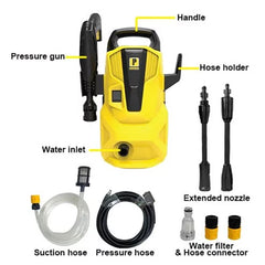 Powerhouse 1200 Watts 100 Bar Pressure Washer  Power Spray Water Sprayer PH-HANDY-100PW