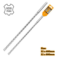 Ingco Ingco SDS MAX Masonry Hammer Drill Bit 32x600x800 Single Flute Concrete Drill ING-HT