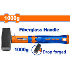 Wadfow  Drop-Forged Carbon Steel Hammerhead Stoning Hammer With Fiberglass Handle WAD-HT