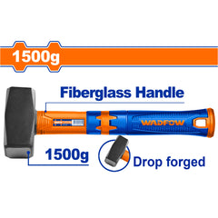 Wadfow  Drop-Forged Carbon Steel Hammerhead Stoning Hammer With Fiberglass Handle WAD-HT