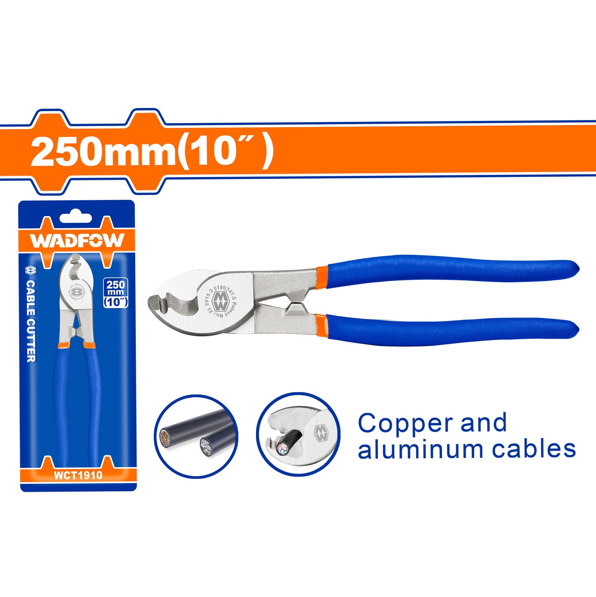 Wadfow  Industrial Polish & Anti-Rust Cable Cutter WAD-HT