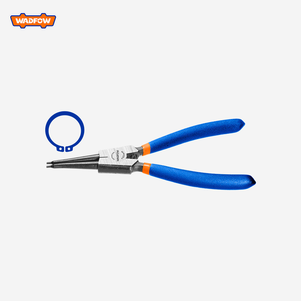 Wadfow by Winland  7"/180mm Straight Head Plier External Circlip Pliers WAD-HT