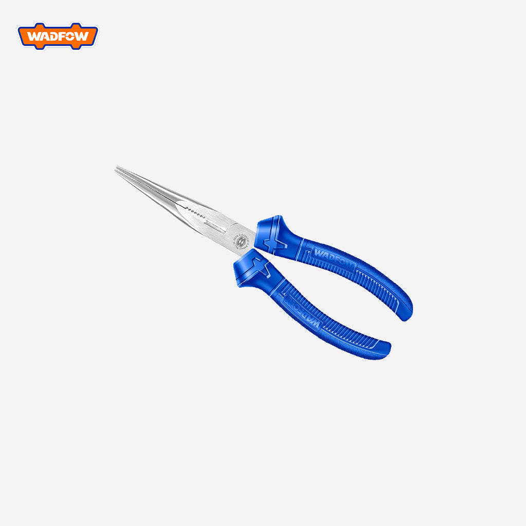 Wadfow by Winland  6" | 8" Polish and Anti-Rust Plier Oil Long Nose Pliers Plastic Handle WAD-HT