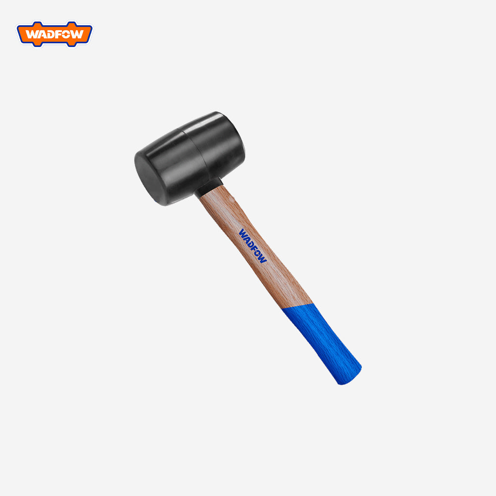Wadfow  Rubber Mallet Hammer with Wooden Handle Soft Hammer Maso Martilyo WAD-HT