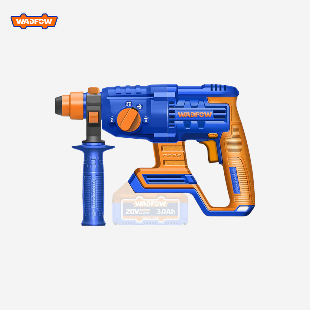 Wadfow  WLM15220 P20 Series Brushless Motor Lithium-Ion Cordless Rotary Hammer 20V