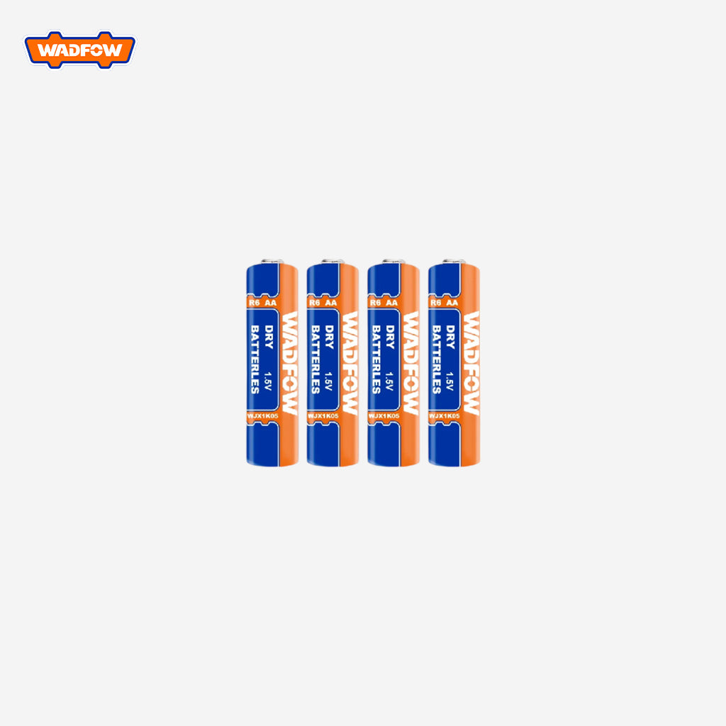 Wadfow  4pcs set of (AA/R6 & AAA/R03) dry batteries with Nominal Voltage 1.5V WAD-HT