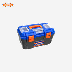 Wadfow 16" Plastic Tool Box Organizer Case with Removable Tray