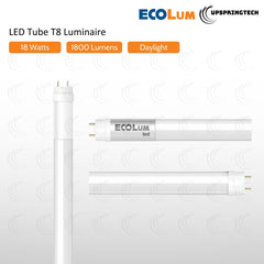 Ecolum LED Tube T8 18W Singe ended with Starter / Double Ended