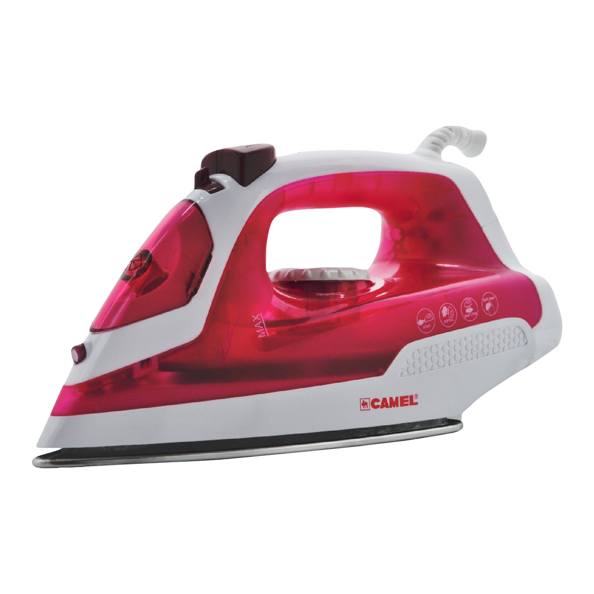 Camel Appliances Flat Iron Steam Iron for Clothes with Steamer / Sprayer 1200W CFI-1020S