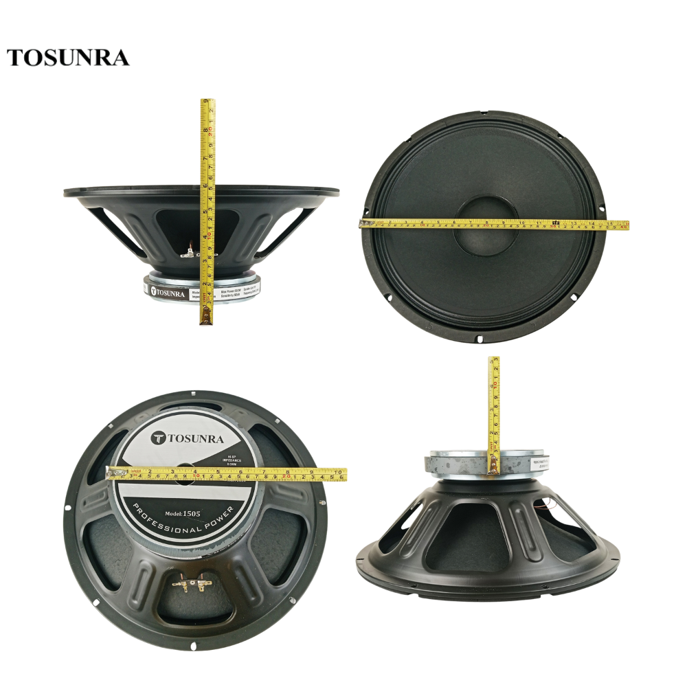 Tosunra by Winland 15-inches High Performance Audio Instrumental Speaker Unit 500W(8ohms) TOS-1505