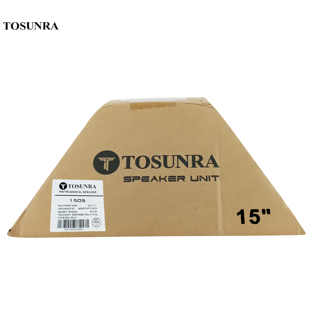 Tosunra by Winland 15-inches High Performance Audio Instrumental Speaker Unit 500W(8ohms) TOS-1505
