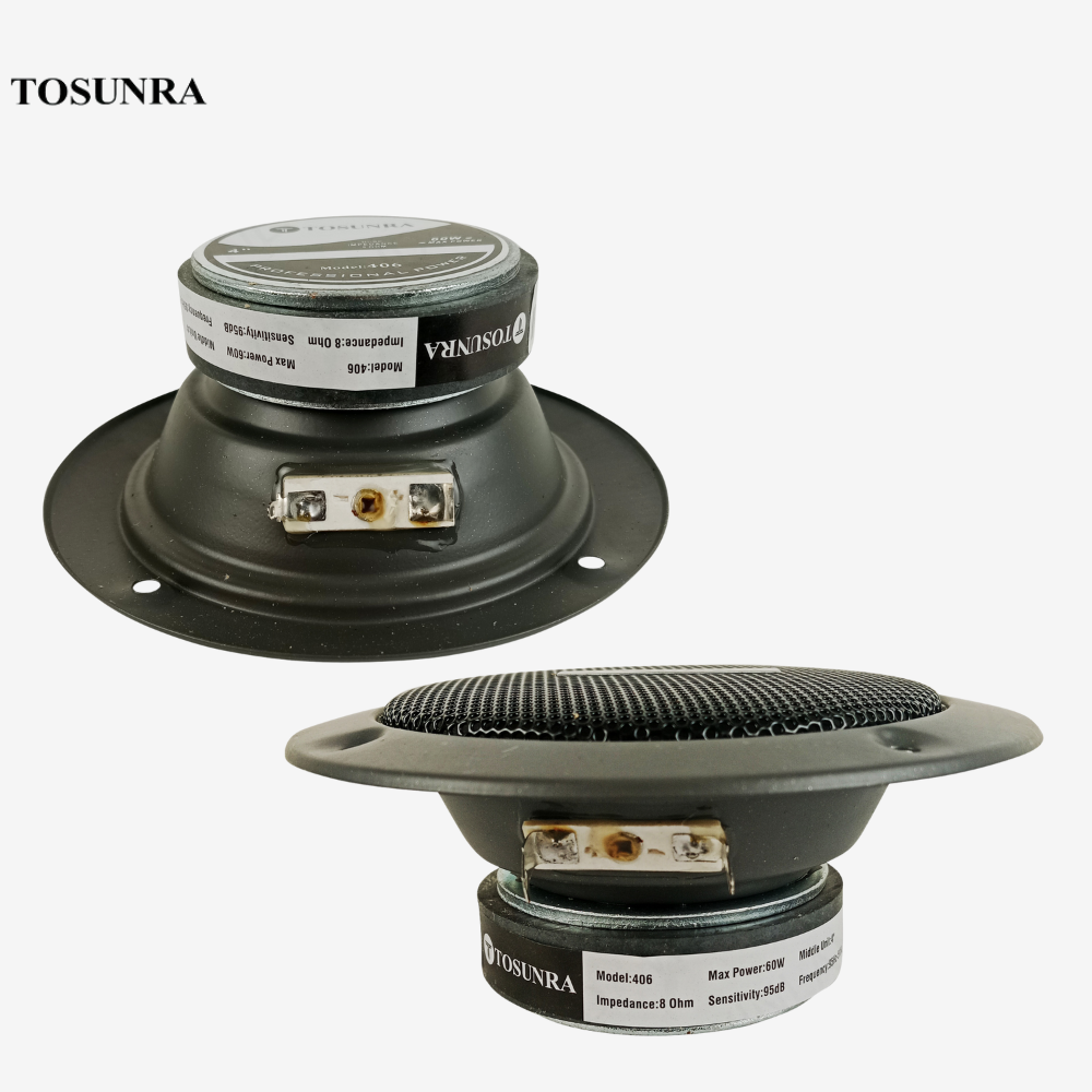 Tosunra by Winland 4-inches High Quality Audio Component Woofer Speaker Unit 60W(8ohms) TOS-406