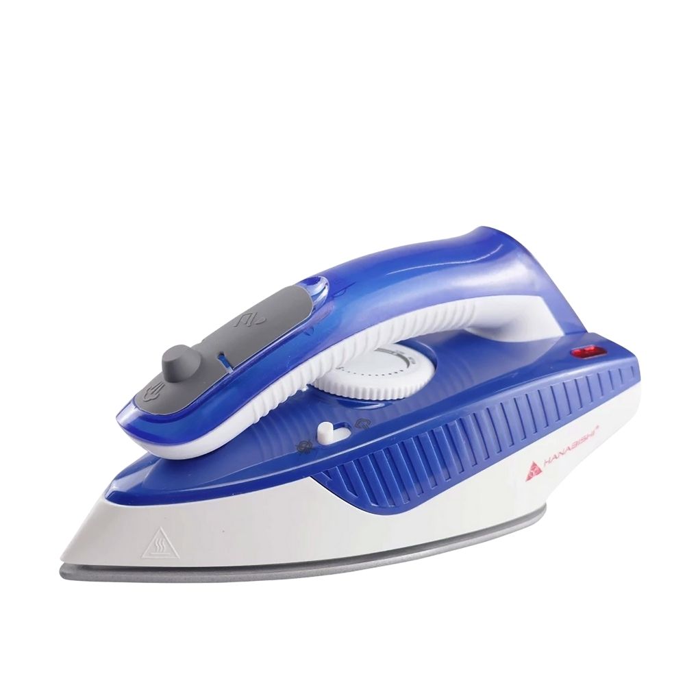 Hanabishi by Winland Travel Iron Dry Ironing/Steam Ironing with Folding Handle 1000W HI-99TR