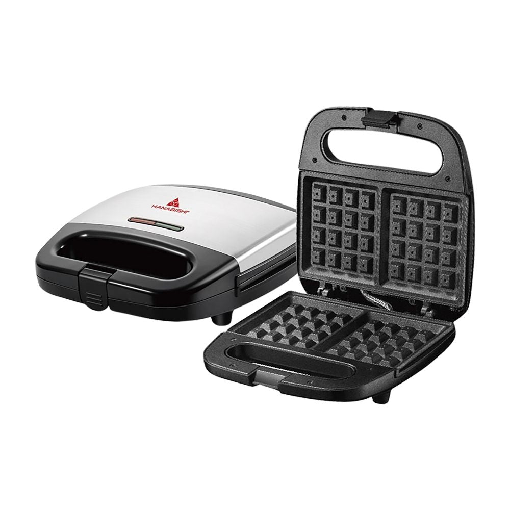 Hanabishi by Winland Waffle Maker Waffle Toaster Non-Stick Pan Stainless Steel Body HSM80SSW