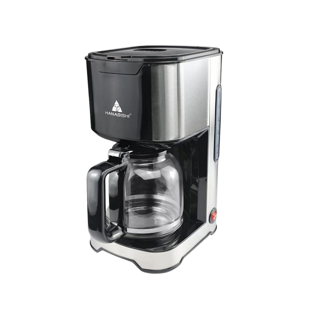 Hanabishi by Winland 1Liter Coffee Maker 10-12cups Hinged Tank Lid 850-1000W HCM-55SS