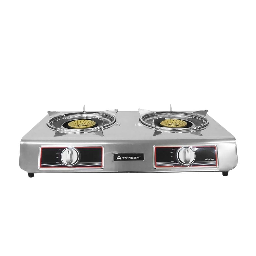 Hanabishi by Winland Double Burner Gas Stove Energy Efficient Burner with Double Jet System GS-4500