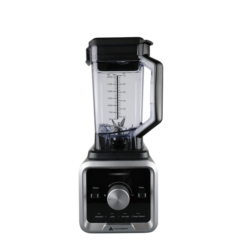 Hanabishi by Winland 2L Commercial Juice Blender with Safety Lock & BPA Free Plastic Jar HCOMBL-500