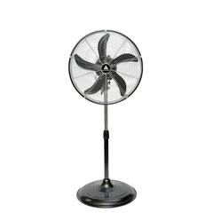 Hanabishi by Winland 20in High Velocity Industrial Stand Fan with 5-Fan Blades HVISF-20BLK
