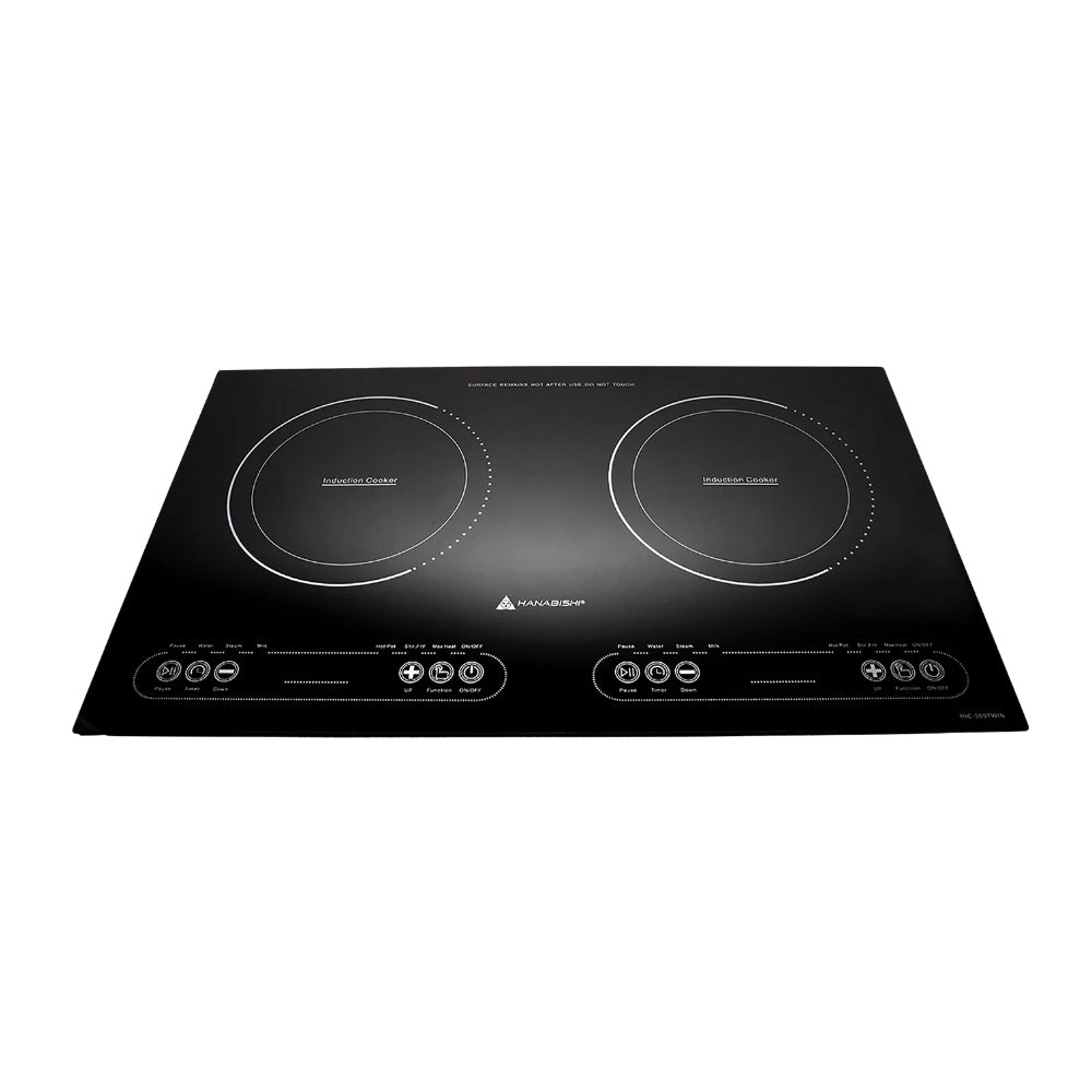 Hanabishi by Winland LED Display Twin Induction with 9-Cooking Power Functions HIC-500TWIN