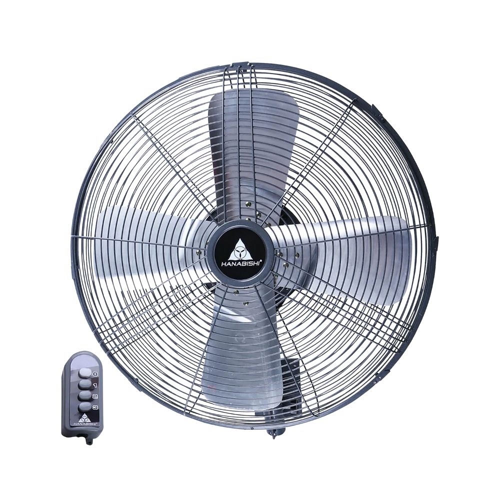 Hanabishi by Winland 24 Inches High Powered Industrial Wall Fan / Electric Fan HIWF-24