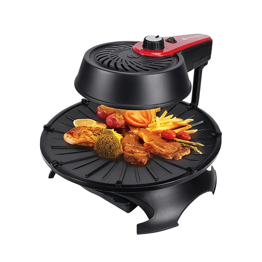 Hanabishi by Winland Smokeless Infrared Griller Automatic 360° Rotation Grill Pan HLRV-INFGRILL725