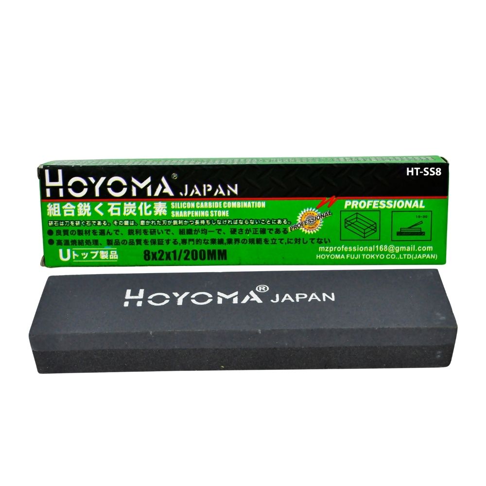 Hoyoma japan by Winland 8 inch Silicon Carbide Combination Sharpening Stone HT-SS8