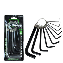 Hoyoma japan by Winland 10pcs. Hex Key Wrench Ring Set H-NL002