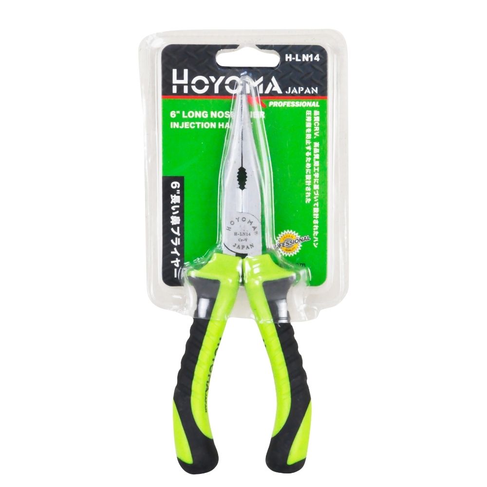 Hoyoma japan by Winland 6inch Long Nose Plier Injection Handle H-LN14