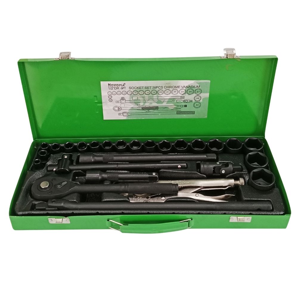 Hoyoma Japan by Winland 26PCS/Set Socket Set Multifunctional Wrenches HT-DS1226-6