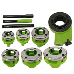 Hoyoma Japan by Winland 11PCS (1/2"-2") Professional Ratchet Die Stocks for Pipe Threader HT-RD11S