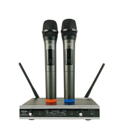 Tosunra by Winland Dual Channel High-Quality Wireless Vocal Wireless Microphone System TOS-DH-744