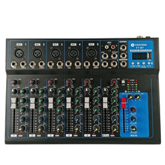Tosunra by Winland 7-CH Professional Audio Mixer Stereo Live w/ BT, USB & Digital Effects TOS-F7-BT