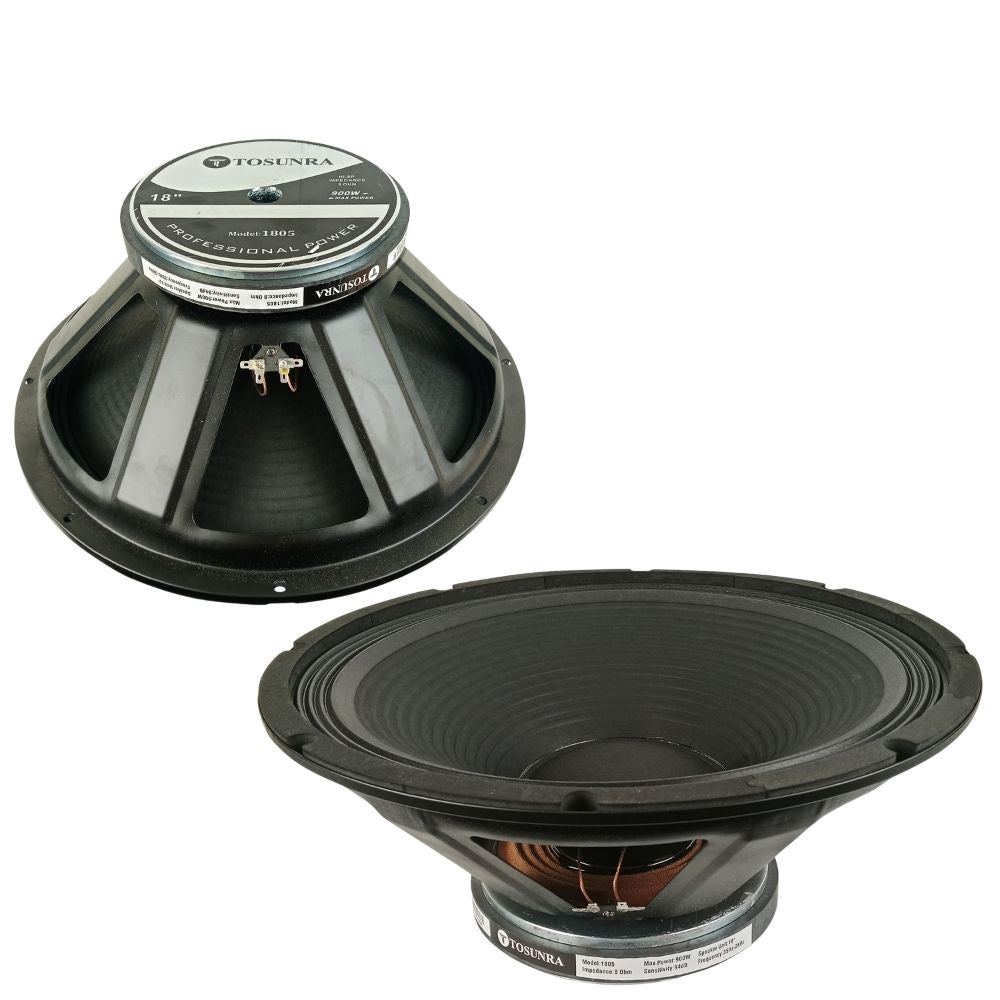 Tosunra by Winland 18in High Performance Instrumental Speaker Unit w/ Iron Frame 900W 8Ω TOS-1805