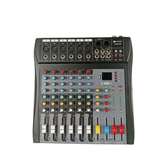 Tosunra by Winland 6-CH Professional Audio Mixer with XLR, MP3, USB & Digital Effects TOS-CT60S-USB