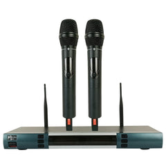 Tosunra by Winland 2-Channel High-Performance Professional UHF Wireless Microphone System TOS-KMC8