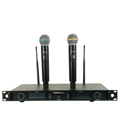 Tosunra by Winland Dual Channel High-Quality Professional Wireless VHF Microphone System TOS-MLX-2