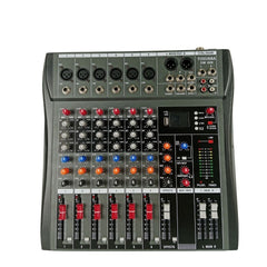 Tosunra by Winland 6 Mono-Channels Mixing Console Input Mixer with Digital Effects & USB TOS-DM609