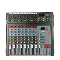Tosunra by Winland 8-CH Input Professional Audio Mixer w/ XLR, MP3 and Digital Effects TOS-CT80S-USB