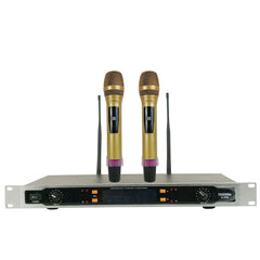 Tosunra by Winland 2-Channel High-Quality Professional Wireless VHF/UHF Microphone System TOS-U-3000