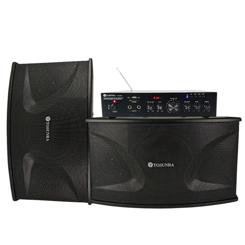 Tosunra by Winland 6inches Professional Speaker Box Audio System with Amplifier TOS-RA-601 W/ AMP