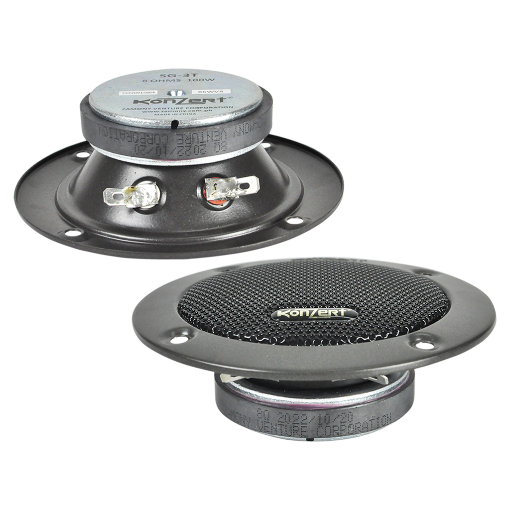Konzert by Winland 1pc 3 Inch Professional Hi-Fi Tweeter 100W Speaker Sound SG-3T