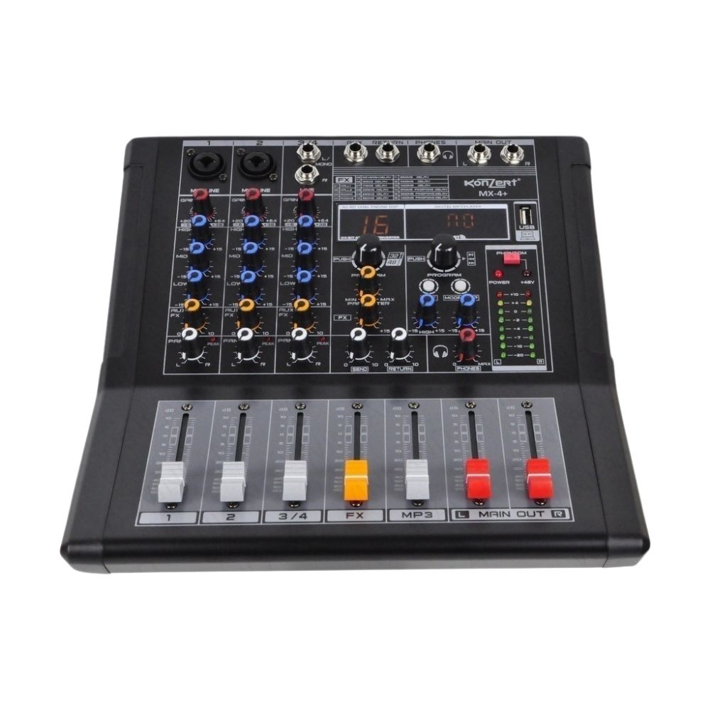 Konzert by Winland Professional Mixer 4 Channel MX-4+ l MX4+ l MX 4+
