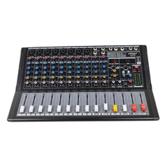 Konzert by Winland 12CH PRO Mixer - Mic+Line In, EQ & Effect, MP3/Rec vis USB, BT, PC Sound Card-XLR