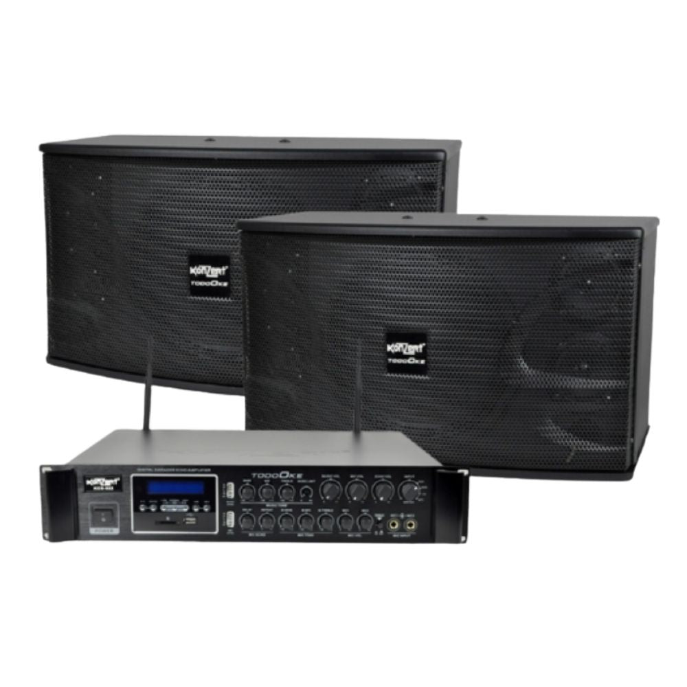 Konzert by Winland Micro Component System 4500W w/ BT, USB & SD Slot, 2 Built-in Wireless Receiver