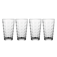 Masflex by Winland 4 Pieces Fancy Drinking Glass Set 473ml/16oz GG-GC-YD