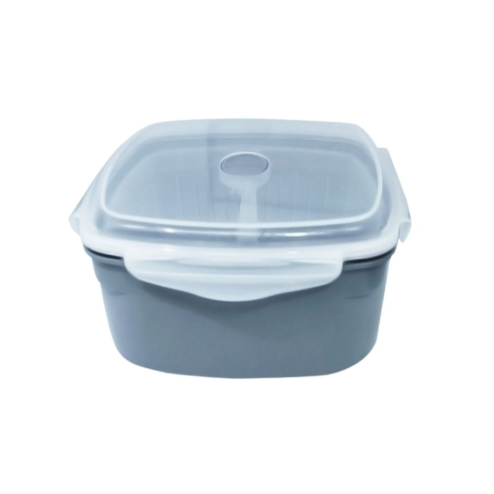 Masflex by Winland 1.4L Stackable and Multi-purpose Microwave Square Steamer LY-826