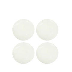 Masflex by Winland 4PCS Dinner Plate (10.5 inch / 267 mm) Made of Opal Glass & Microwave Safe JT-102
